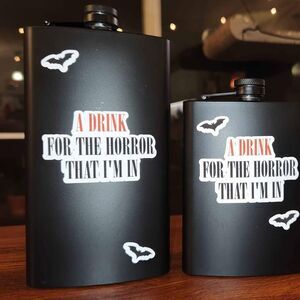 Handmade My Chemical Romance "Sleep" Flasks - Set of 2
